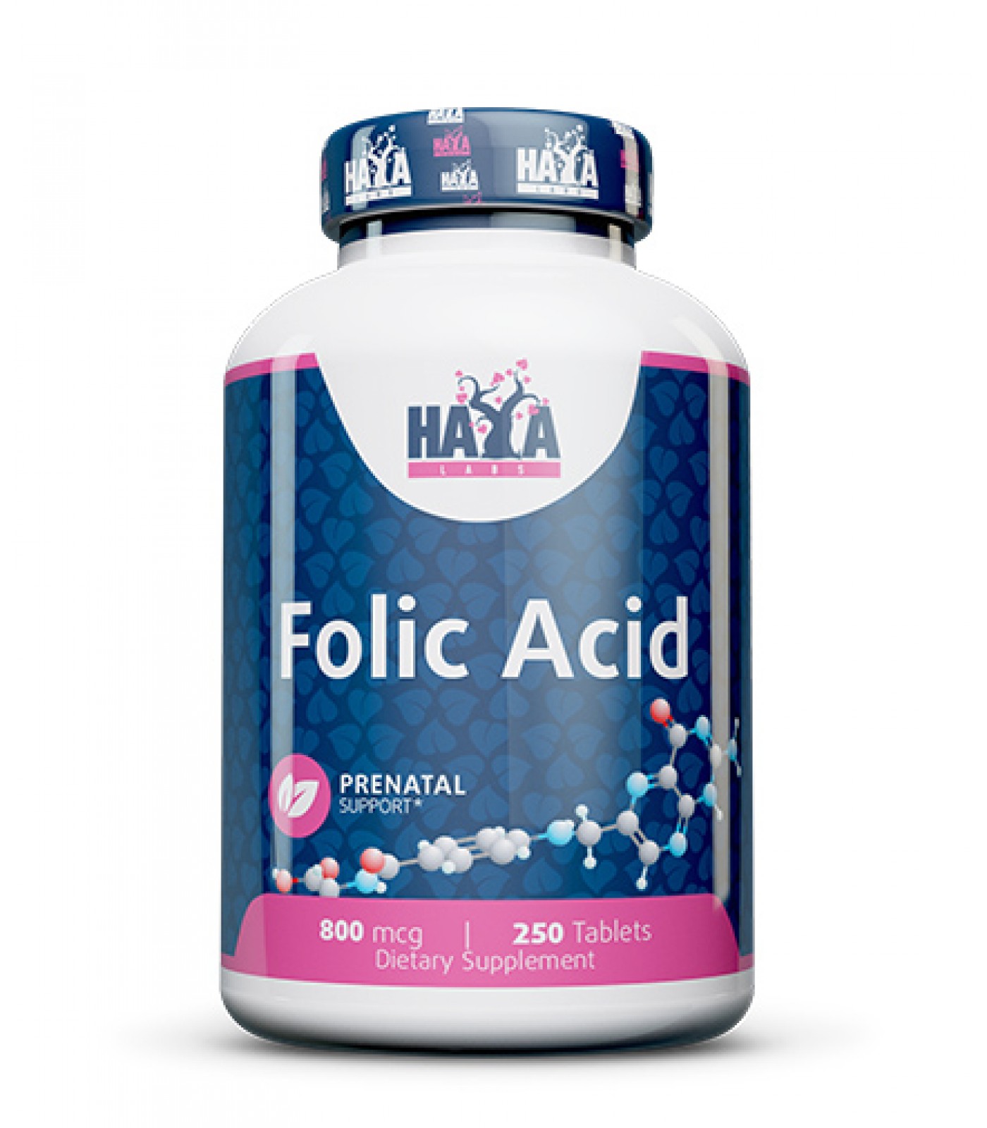 Haya Labs - Folic Acid 800mcg. / 250 Vtab.